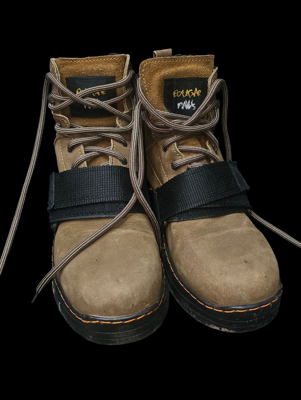 Cougar Paws Brown Suede Lace-Up Boots